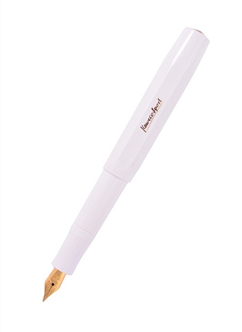 ручка перьевая classic sport f 0 7 мм белый kaweco Ручка перьевая CLASSIC Sport F 0.7 мм, белый, KAWECO