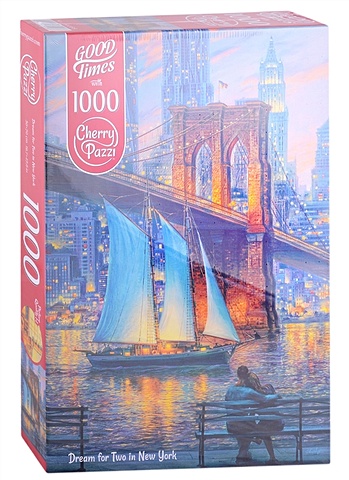Пазл 1000 Романтический вечер в Нью-Йорке пазл enjoy 1000 деталей вечер в нью йорке