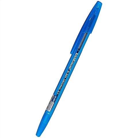 Ручка шариковая синяя R-301 Original Stick 0.7мм, тубус, Erich Krause комплект 18 штук ручка шариковая неавтомат erich krause r 301 amber stick 0 7 масл син