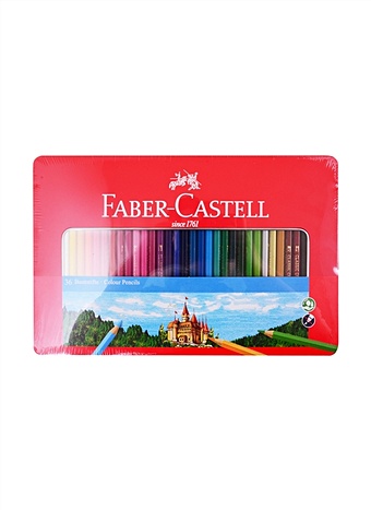 Карандаши цветные Faber-Castell, 36 цветов цена и фото