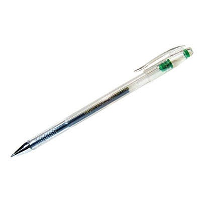 Ручка гелевая зеленая Crown/Кроун HJR-500 ручка crown hjr 500p
