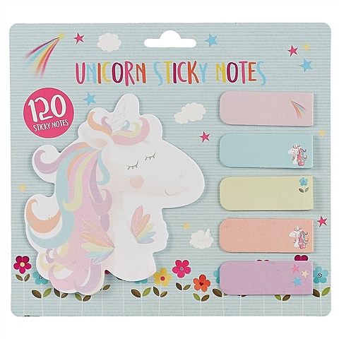 Набор самоклеящихся закладок «Unicorn»