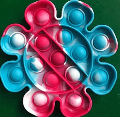 Игрушка-антистресс с пузырьками Цветочек новинка декомпрессионная креативная силиконовая игрушка антистресс с пузырьками светящаяся большая игрушка антистресс детская бабочка