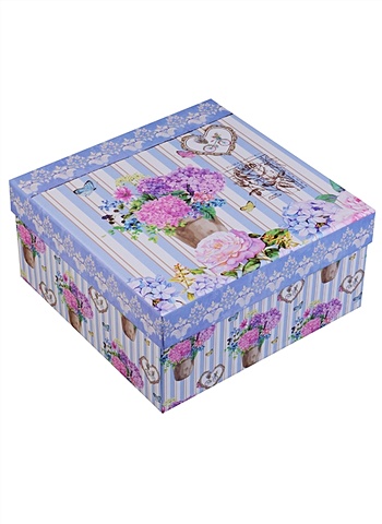 Коробка подарочная Beautiful vase коробка подарочная черный мрамор 17 17 8 картон