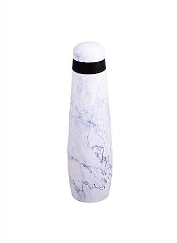 Термос в форме бутылки Мрамор, 350 мл цена и фото