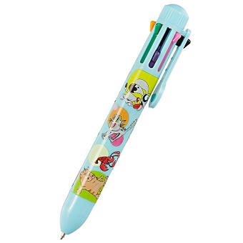 Многоцветная шариковая ручка «Animal» 1 шт коммерческая металлическая шариковая ручка автоматическая шариковая ручка изысканная упаковка школьная фоторучка в золотую клетку
