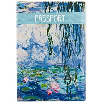 Обложка на паспорт «Клод Моне. Водяные лилии» пазл eurographics 1000 деталей водяные лилии клод моне