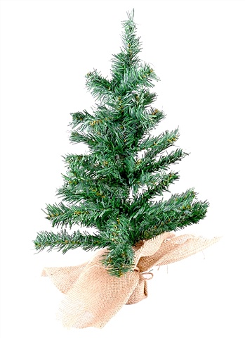 Новогодняя мини-елка Зелёная Красавица (ПВХ) (50х28)