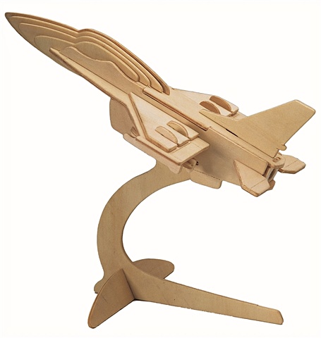 Сборная деревянная модель Самолет F16 цена и фото