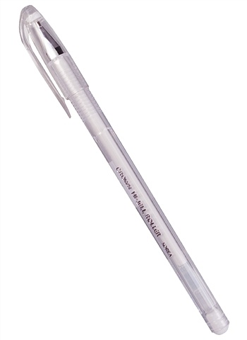 Ручка гелевая Hi-Jell Pastel пастель белая, 0,8мм цена и фото