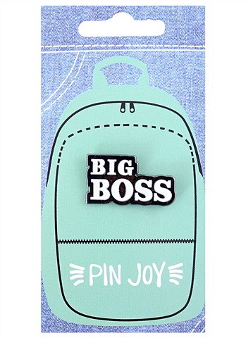 Значок Pin Joy Big boss (металл) (12-08599-946) блокнот big boss