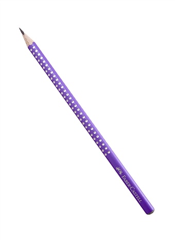 карандаш ч гр castell 9000 4в faber castell Карандаш чернографитный SPARKLE трехгранный, лиловый, Faber-Castell