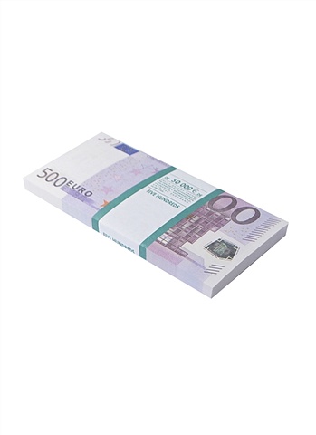 Блокнот пачка 500 евро (Мастер) блокнот отрывной 100 баксов жесткой обложке