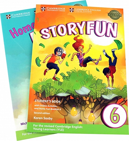 Saxby K., Capone M. Storyfun for Flyers. Level 6. Students Book with Online Activities and Home Fun Booklet 6 (комплект из 2-х книг) saxby karen storyfun for flyers student s book