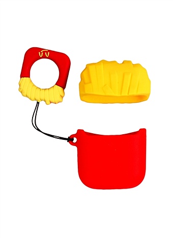 Чехол для зарядного кейса под беспроводные наушники в форме картошки фри детская имитация гамбургера и картошки фри быстрая игрушка кукла для еды домашняя игрушка для кухни