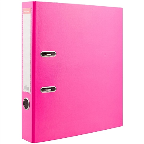 Папка архивная 50мм А4 Neon арочн.механизм, розовый папка с файлами neon erich krause 20 штук а4