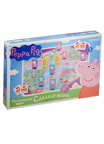 Настольная игра Сладкая жизнь (Peppa Pig) (3+) настольная игра найди клад peppa pig 3