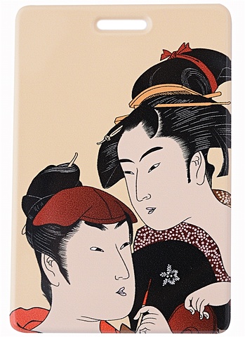 Чехол для карточек вертикальный Японская пара чехол для карточек японская живопись
