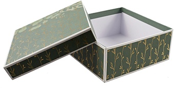 Коробка подарочная Spring 18*18*7,5см, картон коробка подарочная цветной орнамент 18 5 11 5 5см картон
