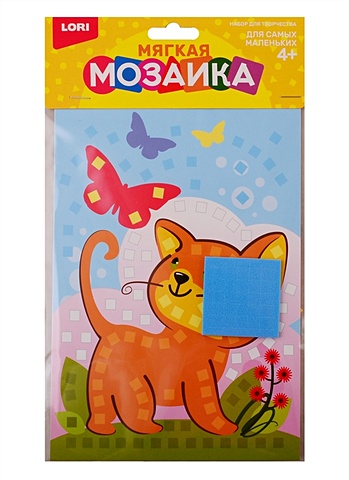 Мягкая мозаика Котенок набор для тв ва блестящая мозаика котенок