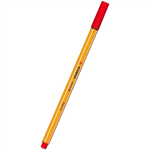 Капиллярная ручка «Рoint» 40, красная, Stabilo капиллярная ручка рoint 44 жёлтая stabilo