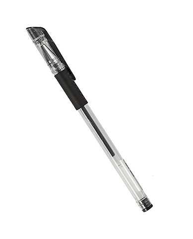 Ручка гелевая черная, GoodMark цена и фото