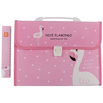 Папка-портфель «Nice flamingo»