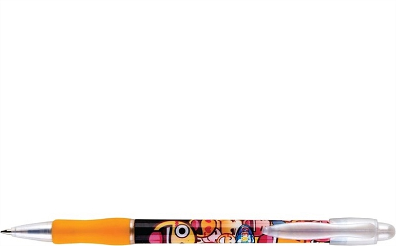 Ручка шариковая, Centrum Смайлы 0,7мм синяя ручка шариковая автомат не умничай прорезиненная цвет чернил синий 0 7мм