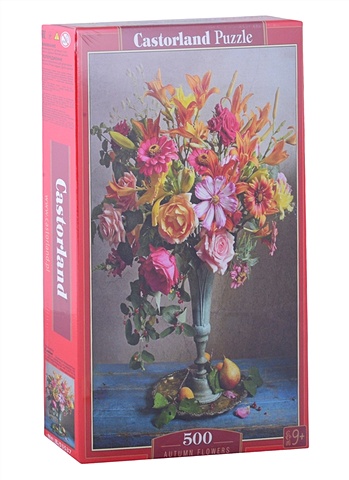 Пазл CastorLand Осенние цветы, 500 деталей пазл castorland цветы живопись 3000 деталей