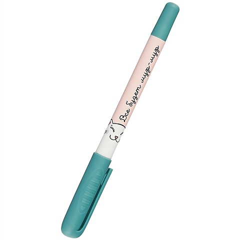 Ручка шариковая синяя Mur-Mur зеленый, 0,7 мм