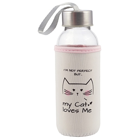 Бутылка «My cat loves me», 300 мл цена и фото
