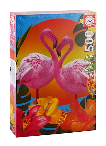 Пазл 500 деталей Фламинго