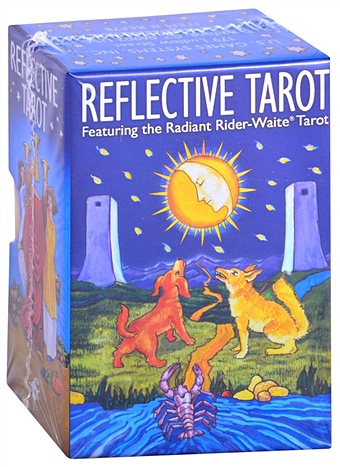 Reflective Tarot Featuring the Radiant Rider-Waite® Tarot us games systems inc карты таро radiant rider waite tarot deck in a tin