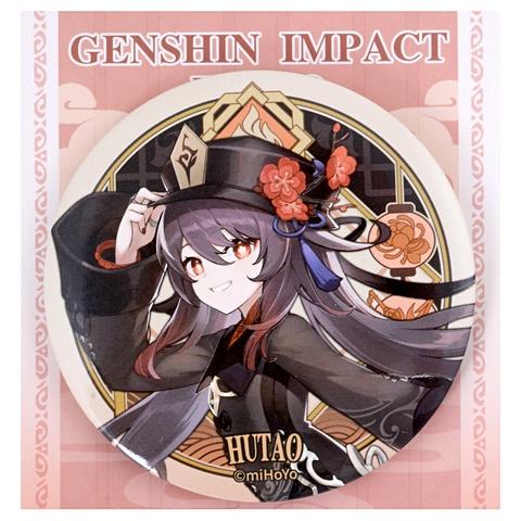 Значок Genshin Impact Liyue Harbour Character Can Badge Hutao значок genshin impact inazuma shikanoin heizou can badge