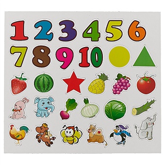Набор магнитов «Цифры и буквы» набор стикеров буквы и цифры