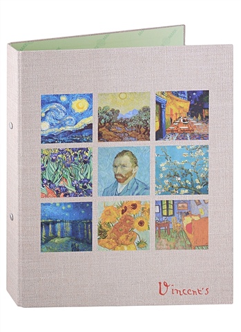 Папка 2кольца А4 Винсент Ван Гог. Картины, лам.картон винсент ван гог биография картины история создания