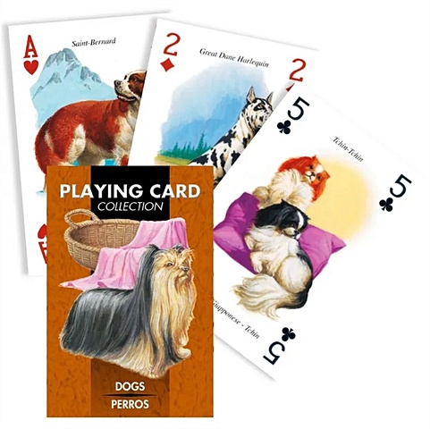цена Игральные карты «Собаки» (54 карты)