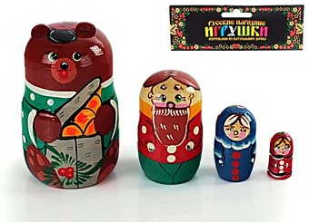 Игрушка, Матрёшка Маша и Медведь матрешка деревянная детская авторская игрушка 5 мест классика