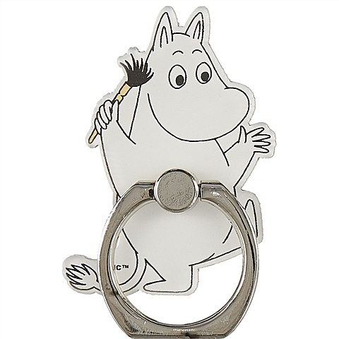 Держатель-кольцо для телефона MOOMIN Муми-тролль (металл) (коробка) держатель кольцо для телефона панда металл коробка