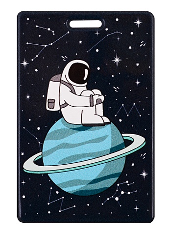 Чехол для карточек Космонавт сидит на планете силиконовый чехол корги космонавт на meizu m8 мейзу м8