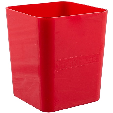 Стакан для пишущих принадлежностей Base, пластик, красный стакан для пишущих принадлежностей base пластик черный