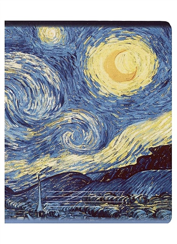 Тетрадь 48л кл. Ван Гог. Звездная ночь альбом для раскрашивания ван гог 48л 25х25