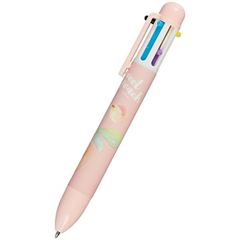 Ручка шариковая автоматическая Sweet peach, 6 цветов ручка шариковая автоматическая ассорти цветов p1touch 1 0мм milan