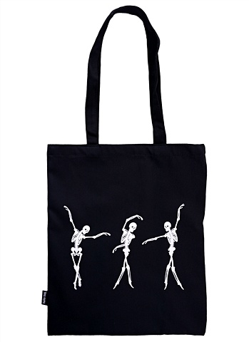 Сумка Скелеты танец (черная) (текстиль) (40х32) сумка скелеты танец черная текстиль 40х32