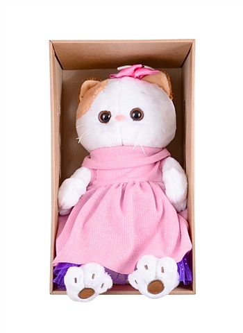 Мягкая игрушка Ли-Ли в платье с люрексом (27 см) мягкая игрушка ли ли в леопардовой шубке 27 см