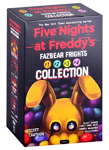 cawthon scott parra kelly waggener andrea blackbird Cawthon S., Cooper E., West C., Waggener A., Parra K. Five nights at freddy s: Fazbear Frights. Collection (комплект из 4 книг)