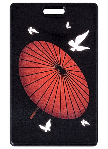 Чехол для карточек Аниме Японский зонтик и бабочки блокнот аниме японский зонтик и бабочки