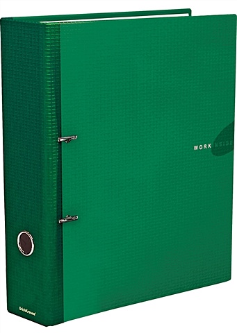 Папка архивная 70мм А4 WORK INSIDE, ламинат., зеленая, Erich Krause папка архивная 35мм а4 work inside 4 кольца бордовый