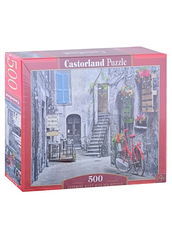 Пазл CastorLand Красный велосипед, 500 деталей пазл castorland 500 деталей велосипед castorland