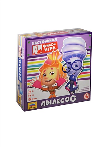 Настольная игра Фиксики Пылесос (8930) (коробка) (Каравелла Звезда) фиксики суперраскраска тыдыщ
